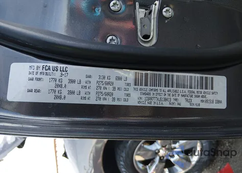 2018 Ram 1500 Big Horn 4X4 6'4 Box z USA, uszkodzony, nr VIN 1C6RR7TTXJS138413